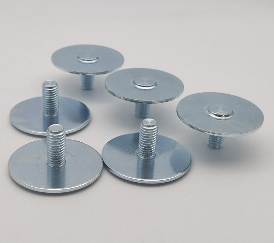 Chốt tấm đế có ren mạ kẽm M10